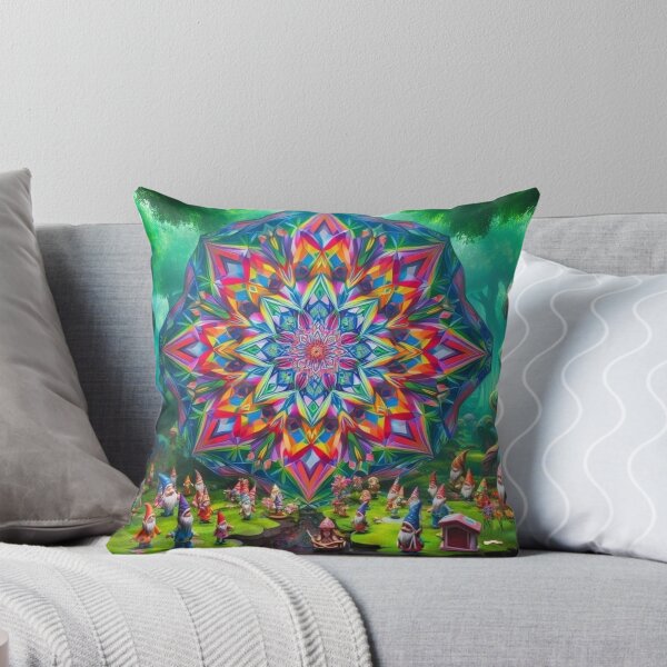 Item preview, Enchanted Gnome Forest Mandala designed and sold by KingsArtworx 2.