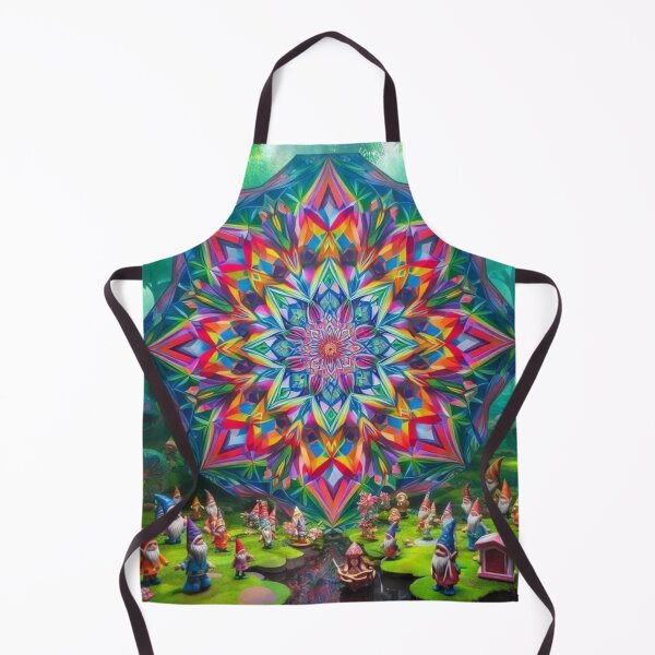 Item preview, Enchanted Gnome Forest Mandala designed and sold by KingsArtworx 2.