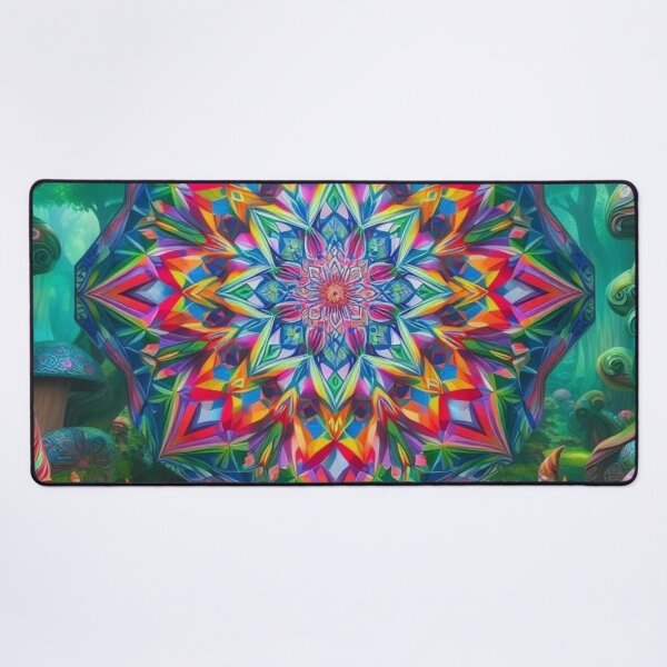 Item preview, Enchanted Gnome Forest Mandala designed and sold by KingsArtworx 2.
