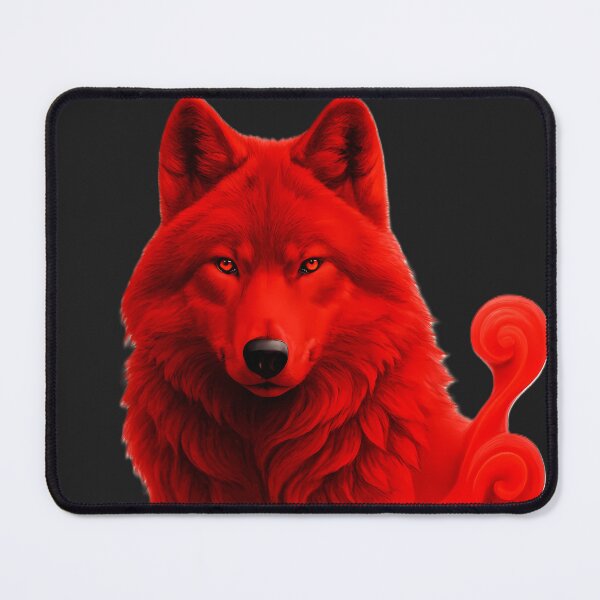 Item preview, Crimson Spirit Wolf designed and sold by AuraVisionLab.