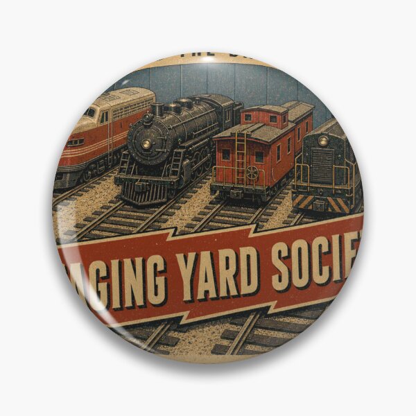 Item preview, Staging Yard Society Shadow Yard Badge designed and sold by BoosterShop.