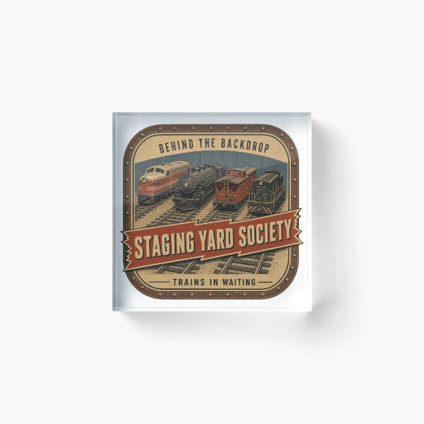 Item preview, Staging Yard Society Shadow Yard Badge designed and sold by BoosterShop.