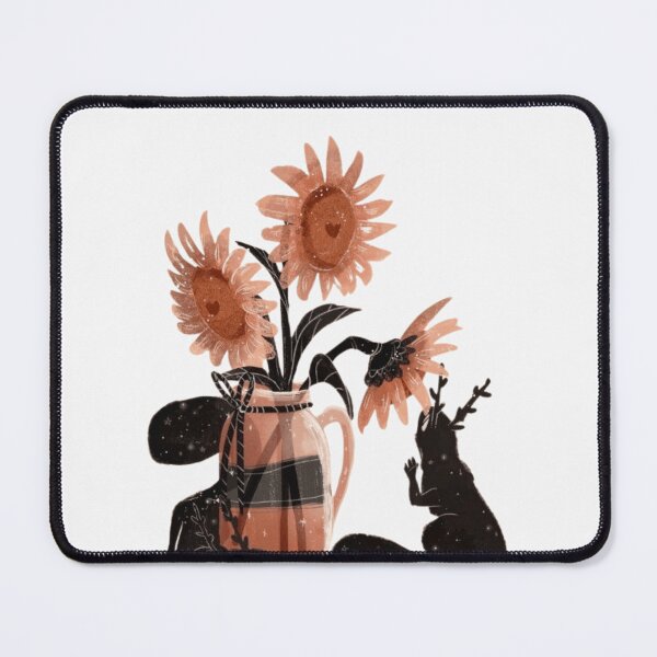 Item preview, Orange Sunflowers Cosmic Animals designed and sold by Mystic-Misfitse.