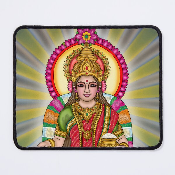 Item preview, Goddess Annapurna Digital Drawing | Hindu Goddess of Nourishment designed and sold by Harshit_Digital_Arts.