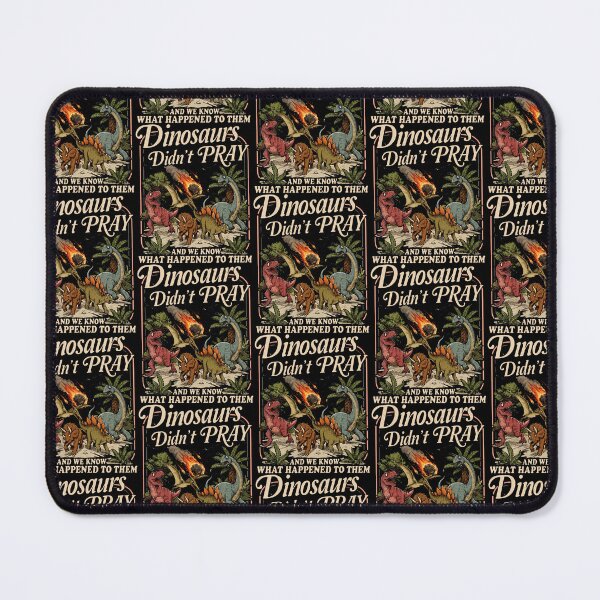 Item preview, Dinosaurs Didn'T Pray Funny Dinosaur Christian Humor Faith designed and sold by OddityVault.