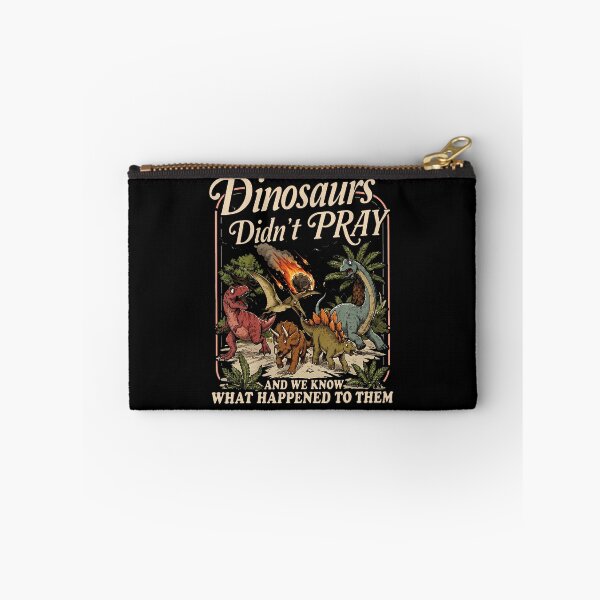 Item preview, Dinosaurs Didn'T Pray Funny Dinosaur Christian Humor Faith designed and sold by OddityVault.