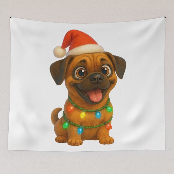 Item preview, Daug Dog Christmas Cheer designed and sold by Sillytoe.