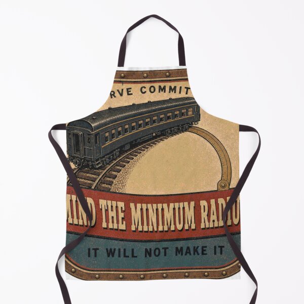 Item preview, Mind The Minimum Radius Badge designed and sold by BoosterShop.