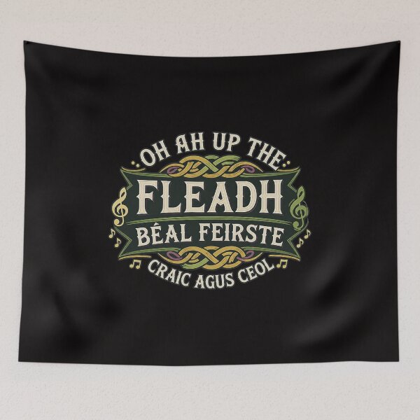 Item preview, Oh Ah Up The Fleadh Beal Feirste Craic Music designed and sold by sugarmapleart.