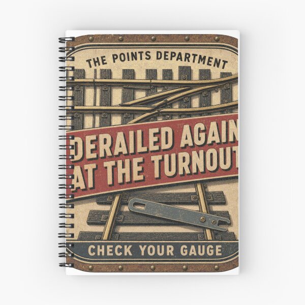 Item preview, Derailed Again At The Turnout Soft Badges designed and sold by BoosterShop.