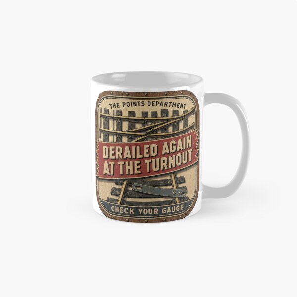 Item preview, Derailed Again At The Turnout Soft Badges designed and sold by BoosterShop.