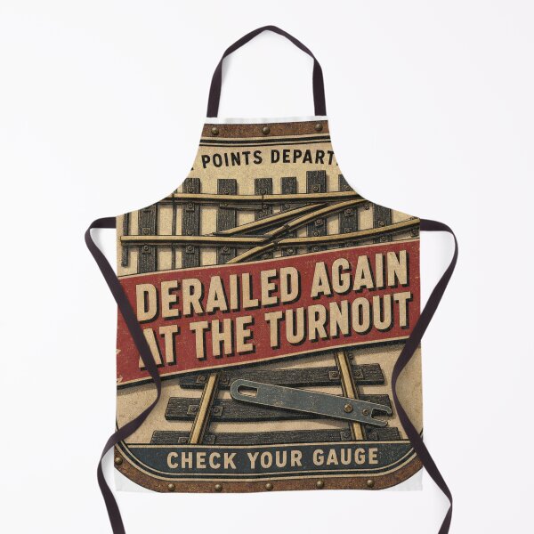 Item preview, Derailed Again At The Turnout Soft Badges designed and sold by BoosterShop.