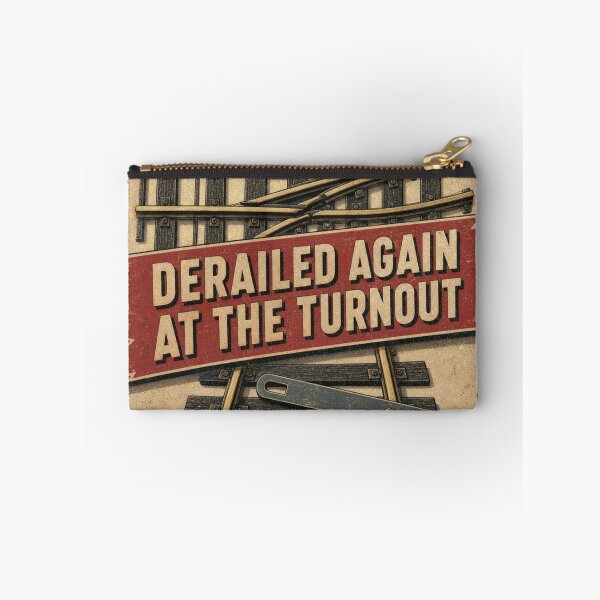 Item preview, Derailed Again At The Turnout Soft Badges designed and sold by BoosterShop.