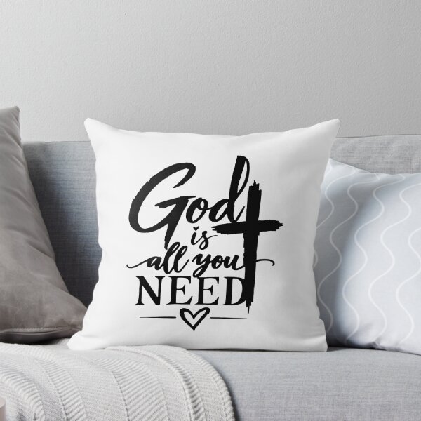 Item preview, god is all you need cross heart faith  designed and sold by OCD_JESSICA.