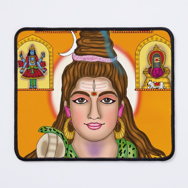 Item preview, Shiva Digital Drawing | Lord Shiva Hindu Deity Spiritual Artwork designed and sold by Harshit_Digital_Arts.