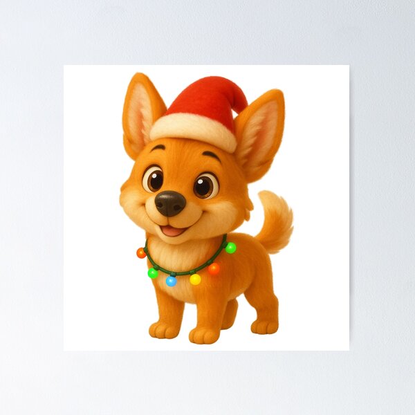 Item preview, Dog Christmas Lights designed and sold by Sillytoe.