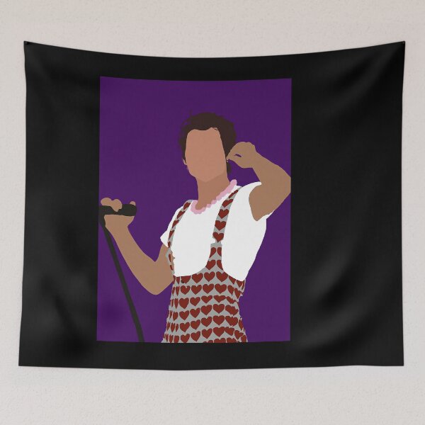 Item preview, Harry Styles Heart Music Fan Design designed and sold by LouisaOReilly.