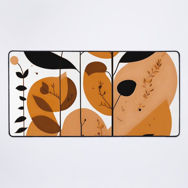 Item preview, Boho Organic Shapes In Earthtones And Peach-Banana  designed and sold by DEC02.