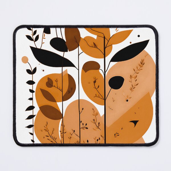 Item preview, Boho Organic Shapes In Earthtones And Peach-Banana  designed and sold by DEC02.