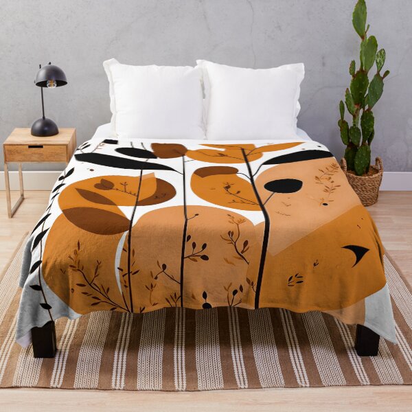 Item preview, Boho Organic Shapes In Earthtones And Peach-Banana designed and sold by DEC02.