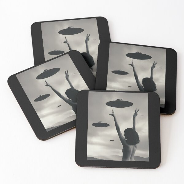 Item preview, Woman Peace Ufo Good Vibes Art By Cult Class  designed and sold by stratzaabroc.