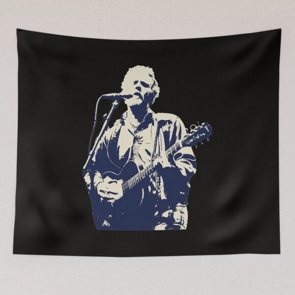 Item preview, Musician Guitarist Folk Rock Singing Vintage Style Art designed and sold by Doublettadraw.