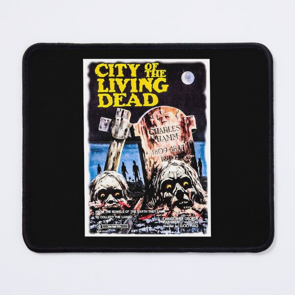 Item preview, Zombie Cemetery Retro Poster Art designed and sold by KATIELONGa.