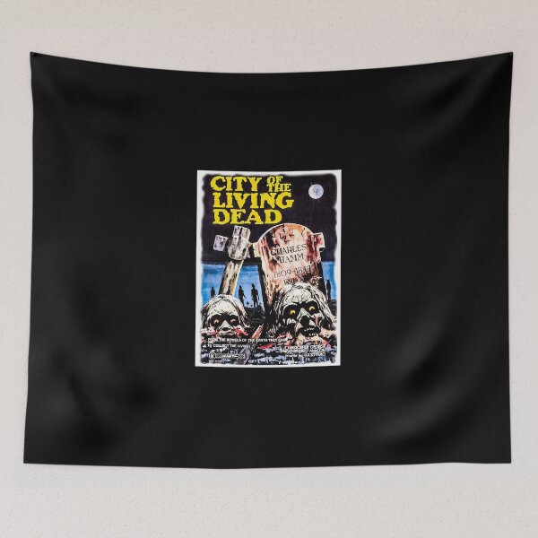 Item preview, Zombie Cemetery Retro Poster Art designed and sold by KATIELONGa.