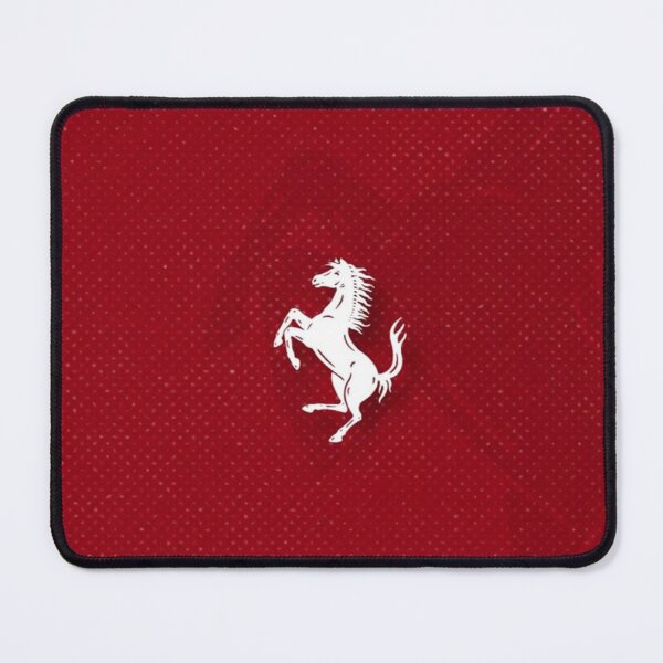 Item preview, White Prancing Horse on Red – Minimalist Emblem designed and sold by frantuliuss.