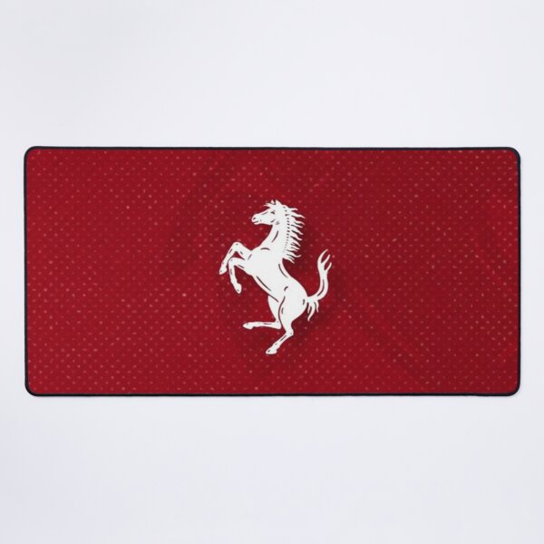 Item preview, White Prancing Horse on Red – Minimalist Emblem designed and sold by frantuliuss.