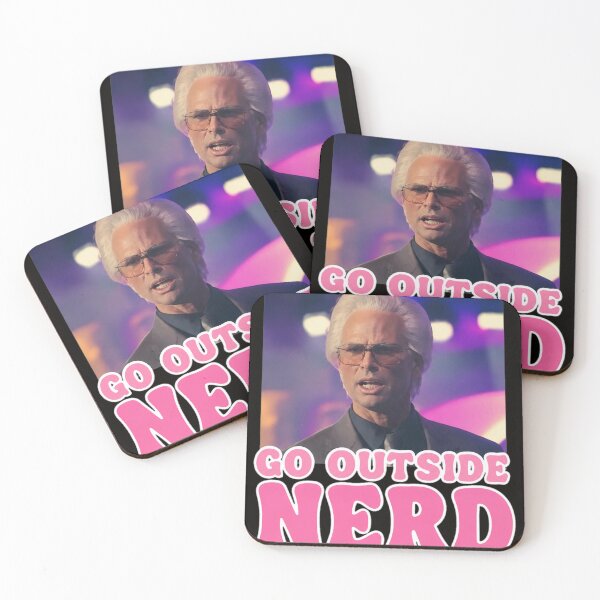 Item preview, Go Outside Nerd Retro Man Funny Quote  designed and sold by Doublettadraw.
