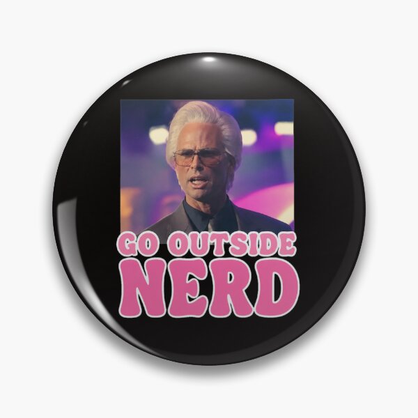 Item preview, Go Outside Nerd Retro Man Funny Quote  designed and sold by Doublettadraw.