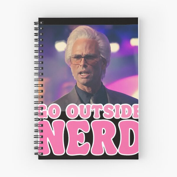Item preview, Go Outside Nerd Retro Man Funny Quote  designed and sold by Doublettadraw.
