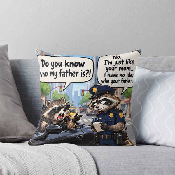 Item preview, Funny raccoon  designed and sold by LightWarriorZ.