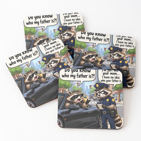 Item preview, Funny raccoon  designed and sold by LightWarriorZ.