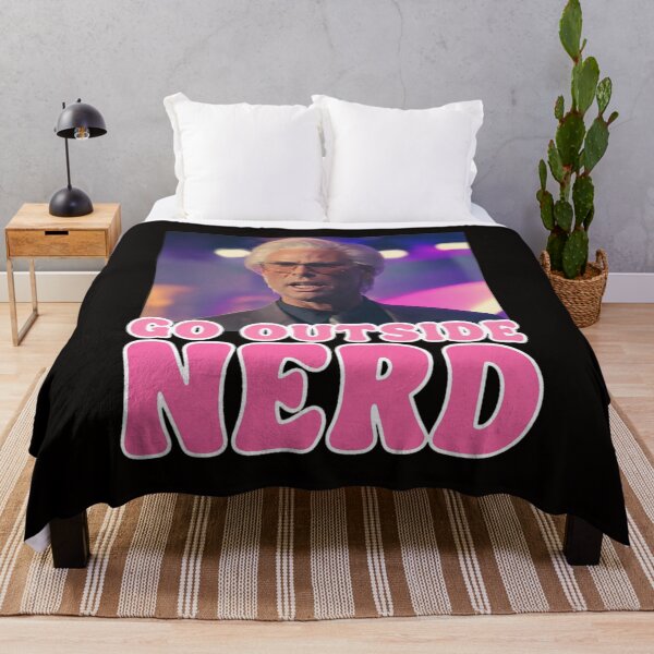 Item preview, Go Outside Nerd Retro Man Funny Quote  designed and sold by Doublettadraw.