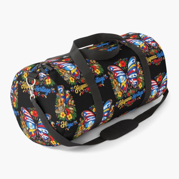 Item preview, Hispanic Heritage Month Latino Countries Flags Butterfly designed and sold by OddityVault.