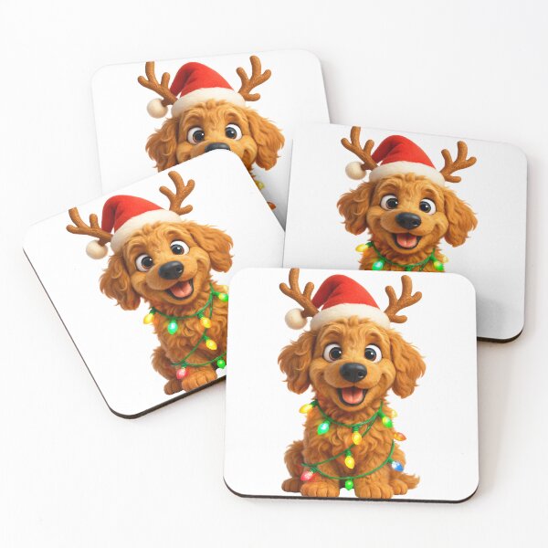 Item preview, Double Doodle Christmas Reindeer designed and sold by Sillytoe.