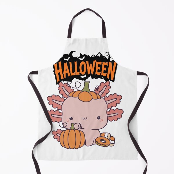 Item preview, Cute Axolotl Halloween Pumpkin Spooky Season Design designed and sold by     Sela Art .