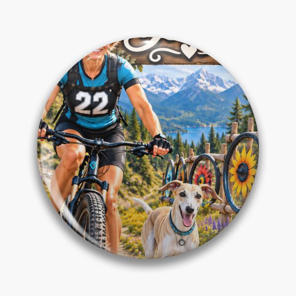 Item preview, Sara Mountain Bike Adventure Name Art designed and sold by JCMcDanry.