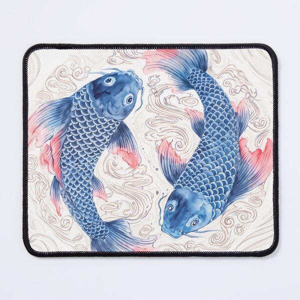 Item preview, Yin Yang Koi Fish Chinoiserie designed and sold by Fani*.