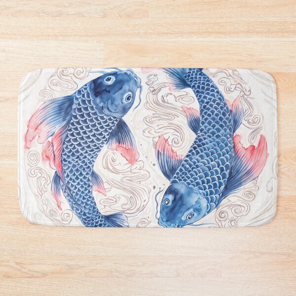 Item preview, Yin Yang Koi Fish Chinoiserie designed and sold by Fani*.