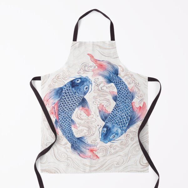 Item preview, Yin Yang Koi Fish Chinoiserie designed and sold by Fani*.