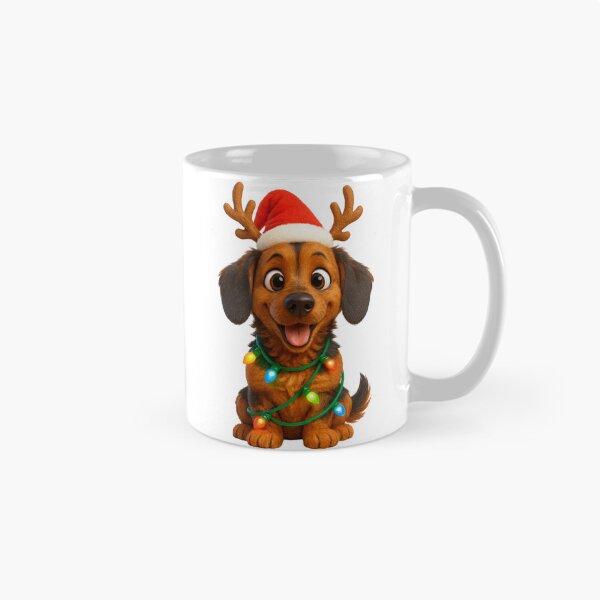 Item preview, Doxle Dog Christmas Reindeer designed and sold by Sillytoe.