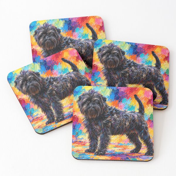 Item preview, Affenpinscher - full-body standing dog designed and sold by shrolts.