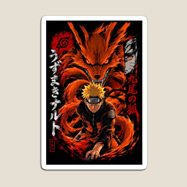Aperçu de l'œuvre Duo Naruto Kurama créée et vendue par MeeksPrinTing.