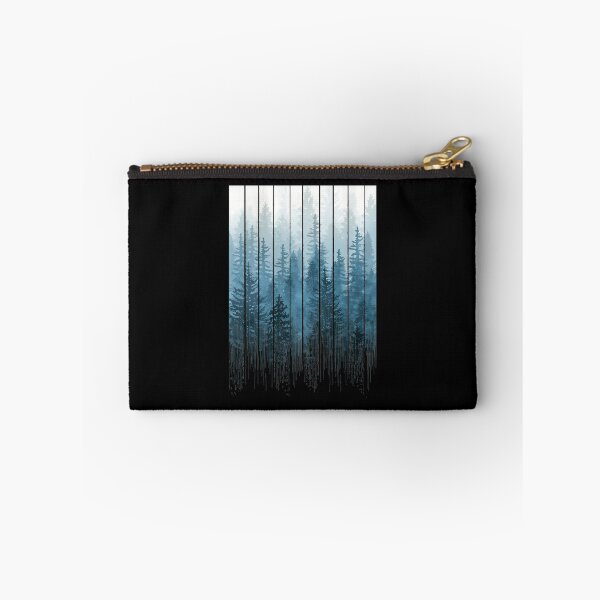 Item preview, Blue Watercolor Forest Silhouette Art designed and sold by KATIELONGa.