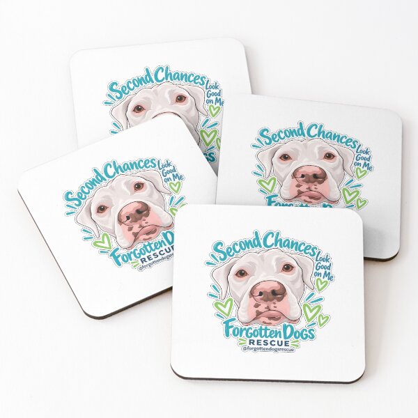 Item preview, Second Chances Look Good on Me | Rescue Dog Sticker designed and sold by Forgotten Dogs Rescue.