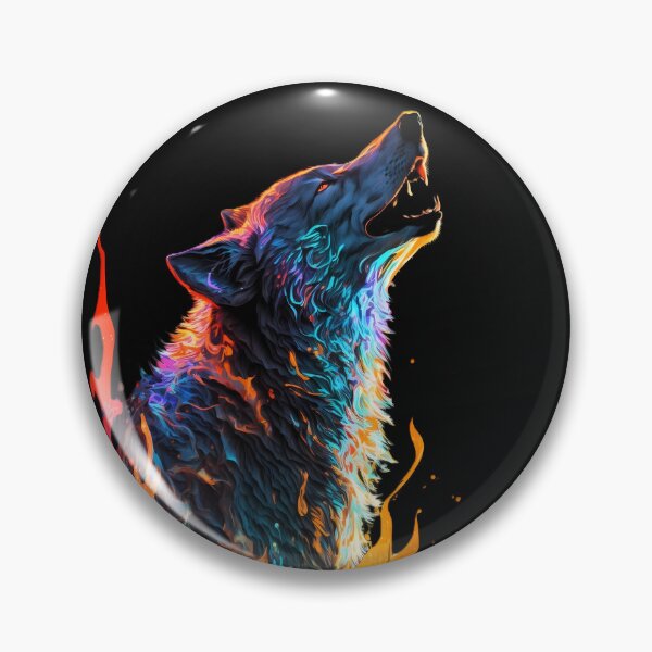 Item preview, Color Splash Wolf designed and sold by AuraVisionLab.