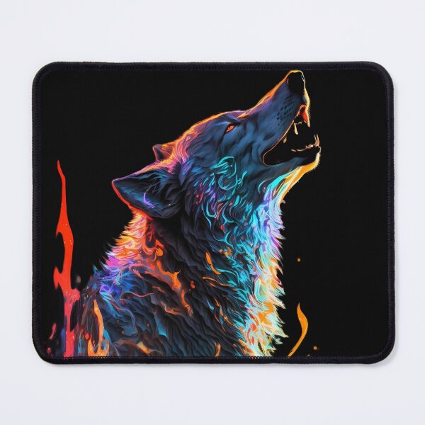 Item preview, Color Splash Wolf designed and sold by AuraVisionLab.